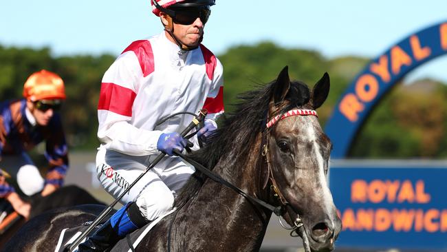 Kerrin McEvoy was first refusal to ride Celestial Legend in the Doncaster Mile. Picture: Jeremy Ng-Getty Images