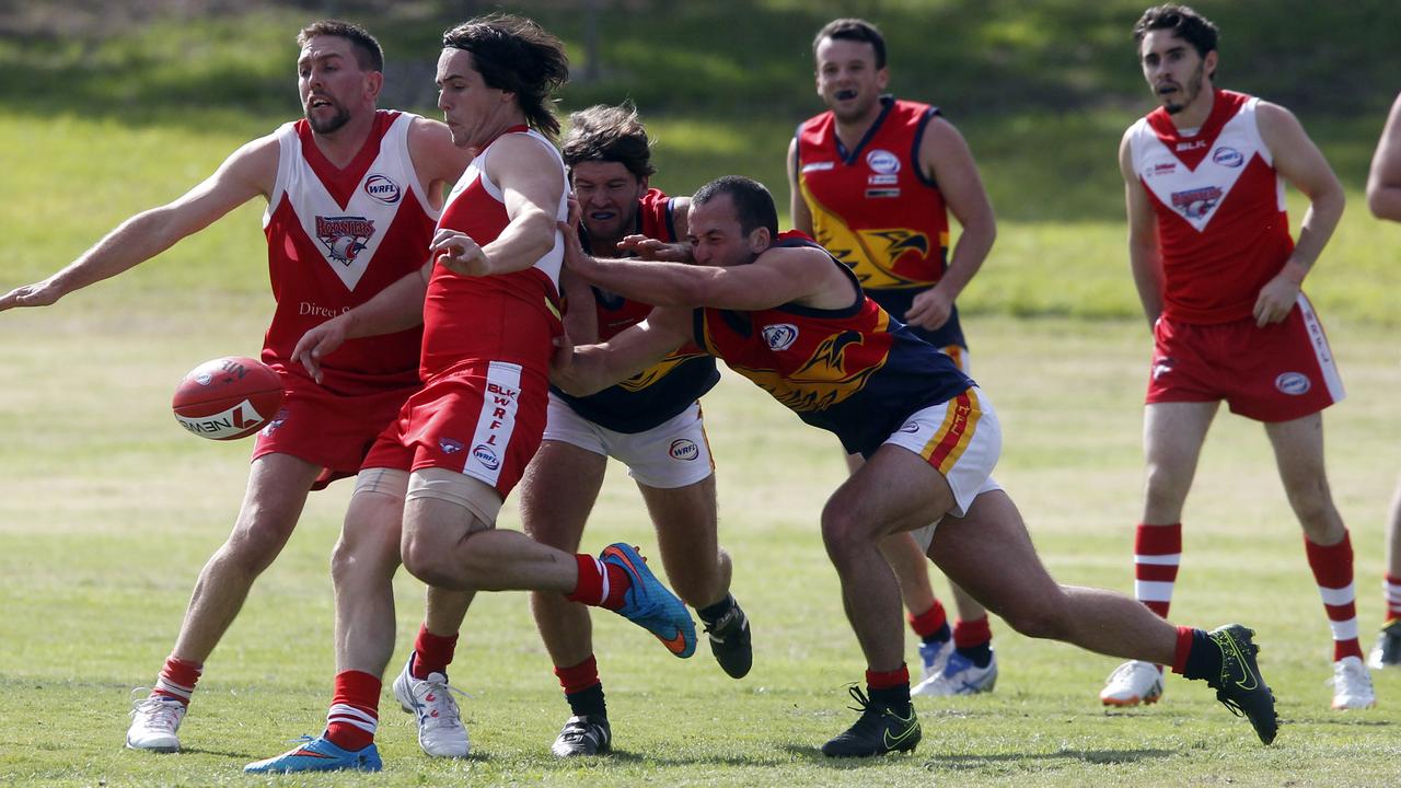 Kane Liossis was one of West Footscray’s leading performers. Picture: Richard Serong