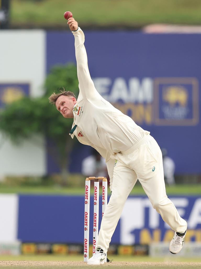 Matthew Kuhnemann lets one rip in Sri Lanka. Photo by Robert Cianflone/Getty Images.