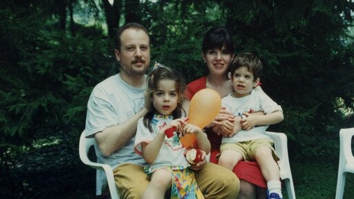 The family at a friend’s birthday party in Princeton, 1994. Picture: Gershkovich family/WSJ