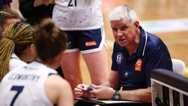 Froling said Geelong coach Chris Lucas had been patient and positive guiding the league’s youngest team. Picture: Graham Denholm/Getty Images.