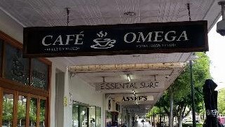 Cafe Omega in Moree, which has been exposed to a positive Covid-19 case.