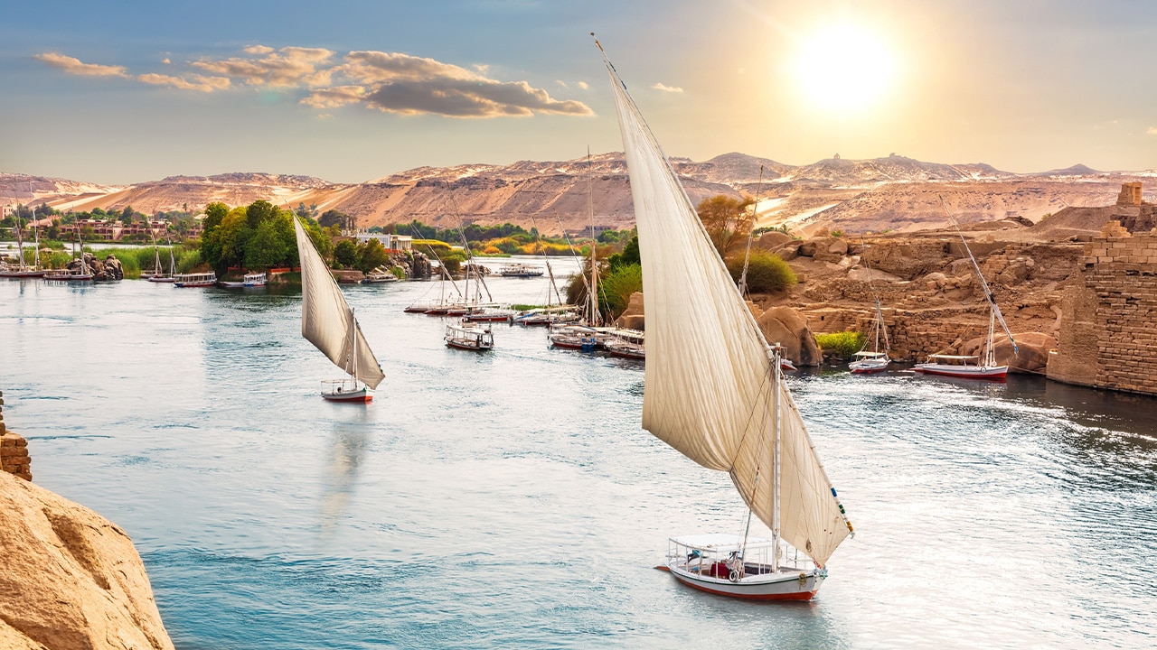 <h2>6. Ride a felucca</h2><p>Sailing on a felucca, a traditional wooden boat, is one of Egypt&rsquo;s most quintessential experiences. American-British writer, founder of <a href="https://noplacelike.it/" target="_blank" rel="noopener">noplacelike.it</a> and Egypt guidebook author Lauren Keith says it&rsquo;s one of the best ways to explore Upper Egypt. &ldquo;Aswan has islands and cataracts, which makes the journey so much more interesting. It&rsquo;s worth spending two or three days on one, travelling north down the Nile. The captain and skipper cook delicious meals right on the boat. Book in advance with a reputable company like <a href="https://www.aswan-individual.com/" target="_blank" rel="noopener">Aswan Individual</a>.&rdquo;</p>