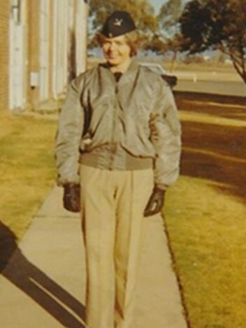 Val Lawrence in uniform as a RAAF officer. Picture: supplied