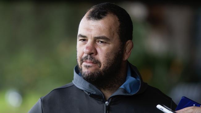Michael Cheika has given Liam Gill’s agent both barrels. Picture: Jenny Evans