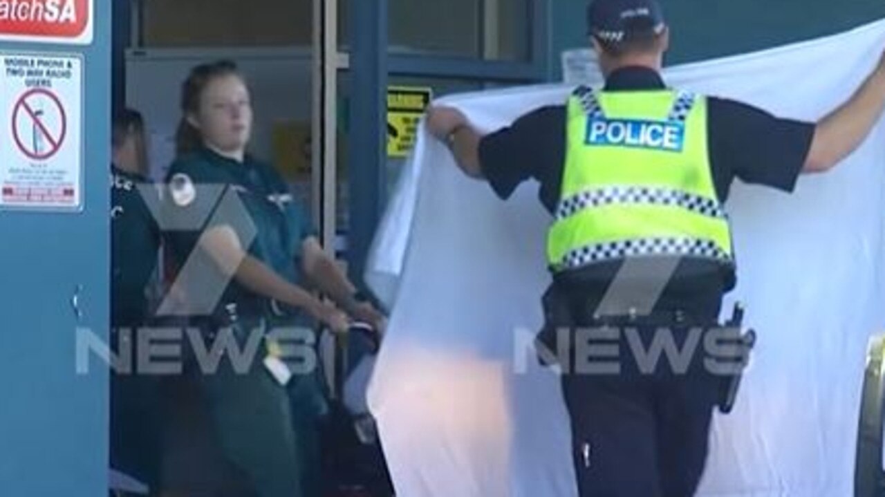 Pamela Cook arrived at the Mount Gambier Hospital on Monday morning. Picture: 7News