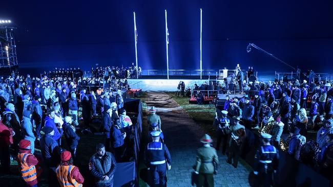 The Anzac Day dawn service in Gallipoli in 2017. Picture: AFP