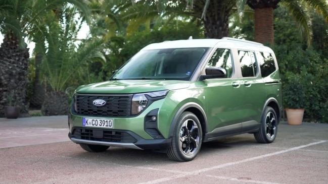 The new Ford Tourneo Courier Design Preview in Bursting Green | Daily ...