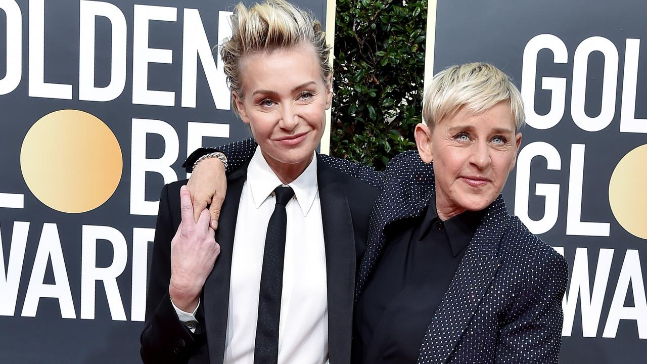 Portia de Rossi and Ellen DeGeneres. Picture: Axelle/Bauer-Griffin/FilmMagic