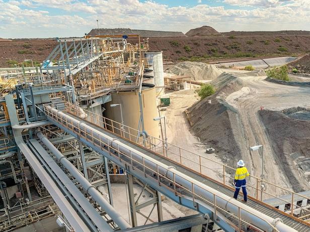 The Granites gold mine is in the Tanami Desert in the Northern Territory.(Supplied: Newmont Australia)
