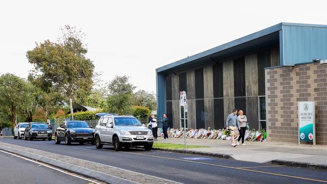 The tragedy struck the Auburn South Primary School in Melbourne’s Hawthorn East. Picture: NewsWire/Ian Currie