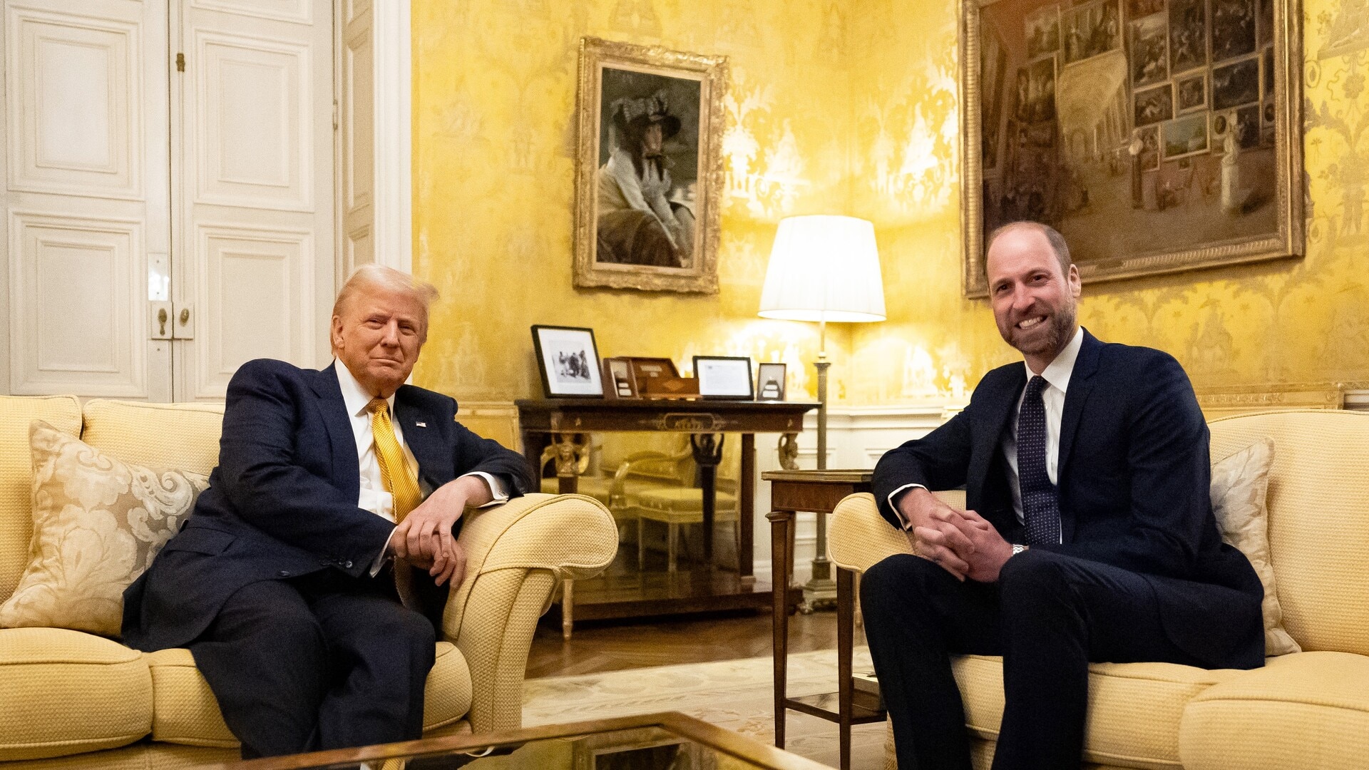 Donald Trump offers his praise to Prince William after two-hour meeting