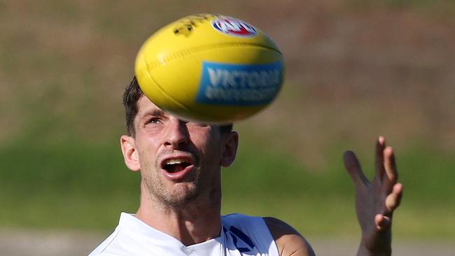 Tom Liberatore charged back into form for Western Bulldogs on Saturday. Picture: AAP Image/James Ross.