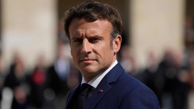 French President Emmanuel Macron. Picture: Francois Mori / Pool / AFP