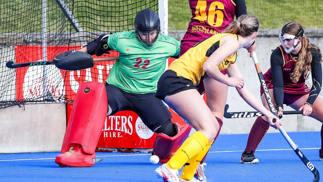 Bobbie Hamlet is one of Queensland’s most promising goalkeepers.