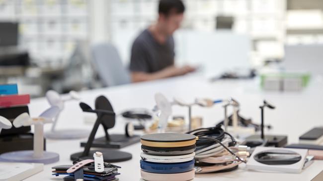 Inside Belkin's design lab where it tests out different materials.