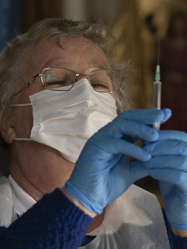 Until the billions of people who live in poorer countries around the world have felt the prick of a needle — which may not be before 2023 — they will remain fuel for the coronavirus. Picture: Getty