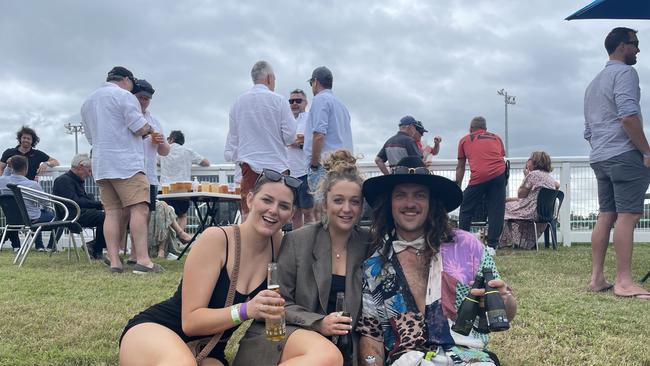 Baylee Mackay, Holly Johnson and Jacob King at Cairns Cup Carnival on Saturday. Picture: Andreas Nicola