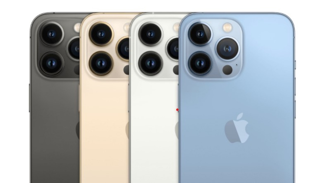 The 13 Pro comes in four finishes. Picture: Apple