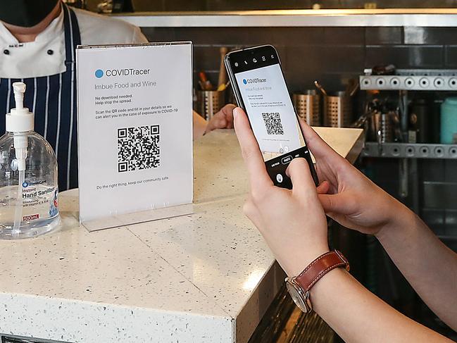 Victoria has been slower to implement a state-wide QR code system than other states. Picture: NCA NewsWire/Ian Currie