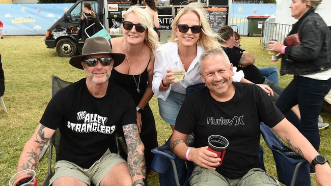 Hello Sunshine Music &amp; Food Festival. Cam Herrington, Lisa Johnstone, Danielle Cooper and Justin Cooper Picture: David Smith