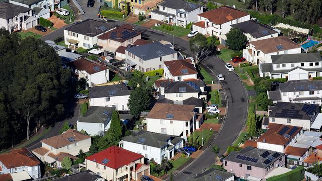 Under housing targets set by the Commonwealth government, NSW must build 375,000 new homes by 2029. Picture: NCA NewsWire/ Gaye Gerard