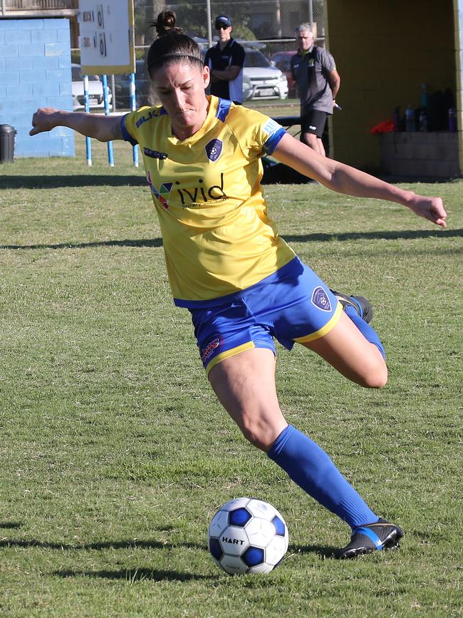 Broadbeach United’s Rose Argent. Picture: Mike Batterham