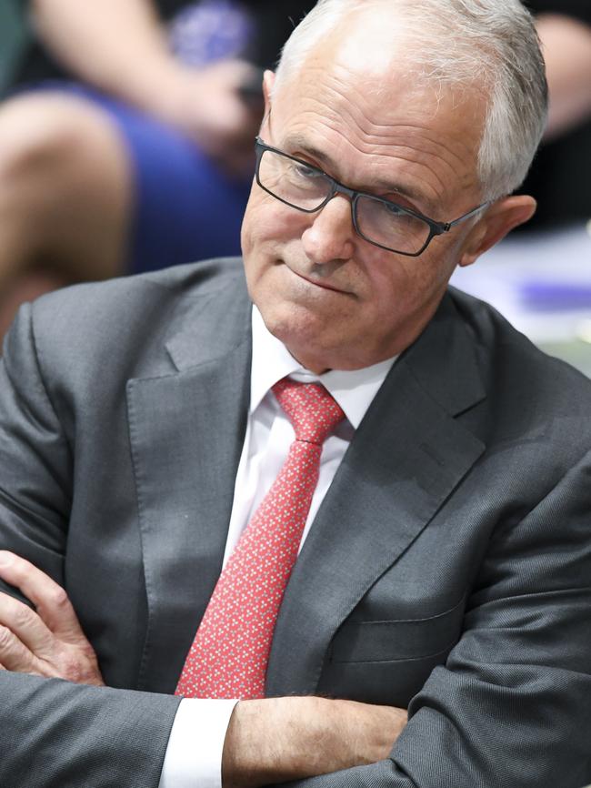 Malcolm Turnbull is not feeling the love of voters. Picture: AAP Image/Lukas Coch