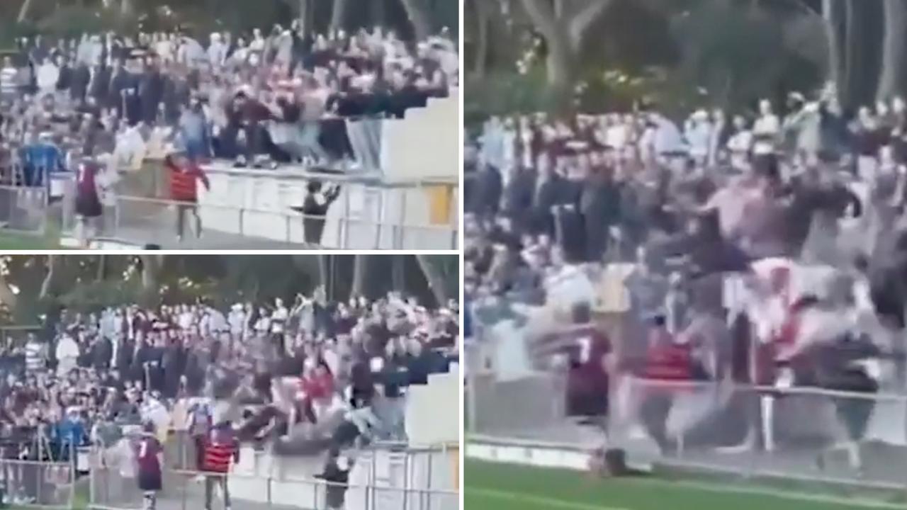 Leichhardt Oval grand stand collapse.