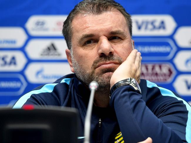 Ange Postecoglou expects the Socceroos to give a Germany a tough game.