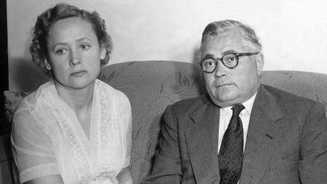 Evdokia and Vladimir Petrov in 1955