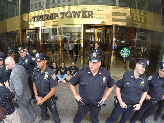 Police presence will not be greatly increased despite escalating tension in this historically ugly election. Picture: William Edwards/AFP