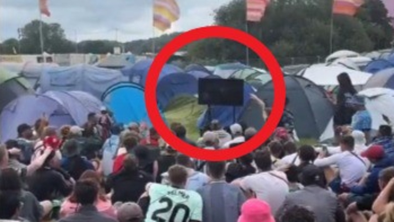 Star dubbed ‘God of Glastonbury’ over simple act