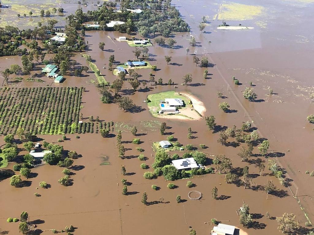 The Queensland town of Goondiwindi has been impacted by floodwaters. Picture: Yolande Woods