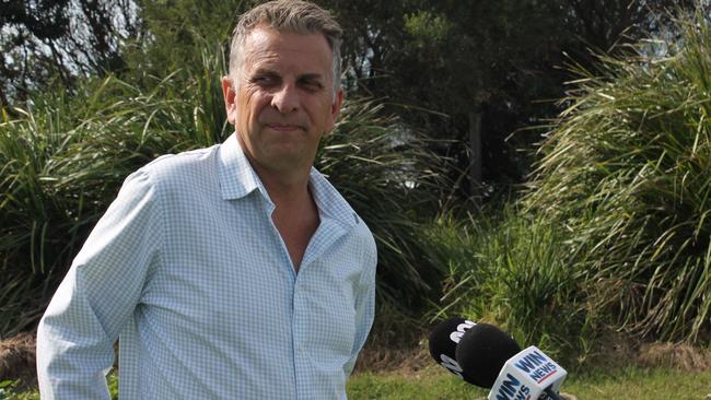 Andrew Constance conceded defeat on Monday in Shoalhaven Heads. Picture: Tom McGann