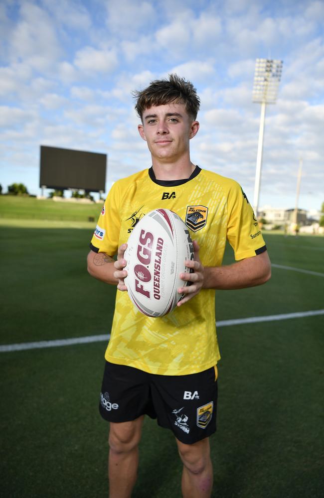 Sunshine Coast Falcons Cyril Connell Cup player Kalen Beattie. Picture: Patrick Woods.