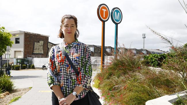 Commuter Georgie Gonczi at Sydenham Station. Picture: Jonathan Ng