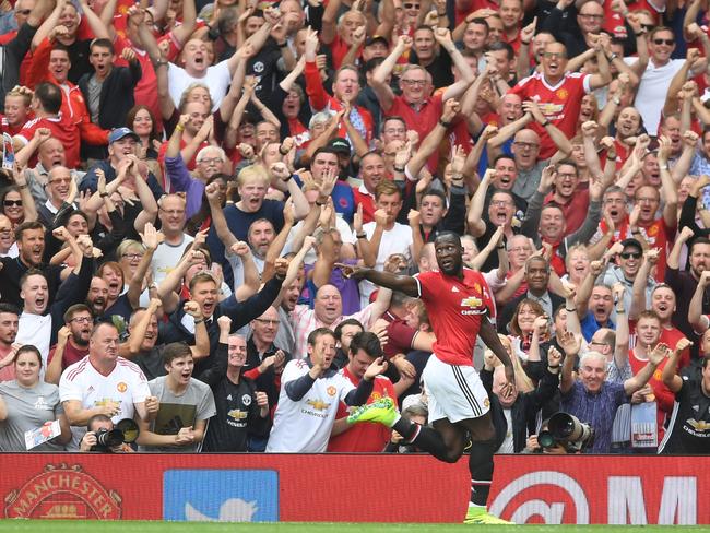 Romelu Lukaku of Manchester United