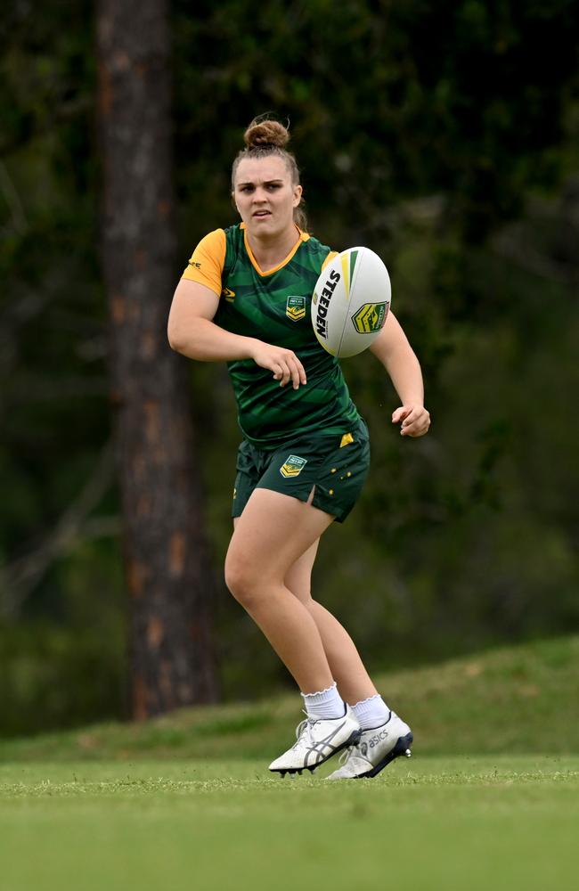 Jesse Southwell at Jillaroos training. Picture: NRL Photos