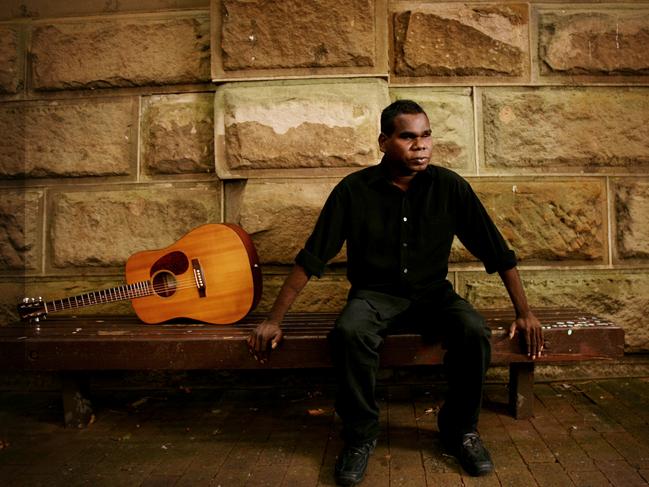 Aboriginal singer songwriter Geoffrey Gurrumul-Yunupingu. Picture: Sam Mooy