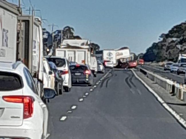 Emergency services have been called to a collision on the South Gippsland Hwy in Koo Wee Rup on Tuesday, August 06, 2024. Picture: Jack Colantuono