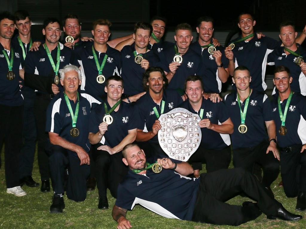 The title-winning Vic Country team.