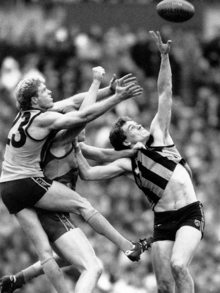 Paul Dear played the game of his career on the biggest stage, taking home the Norm Smith Medal in the 1991 Hawthorn grand final victory over West Coast.