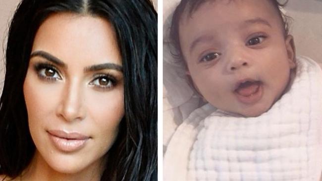 Kim Kardashian has shared the first proper photo of her new baby, Chicago.