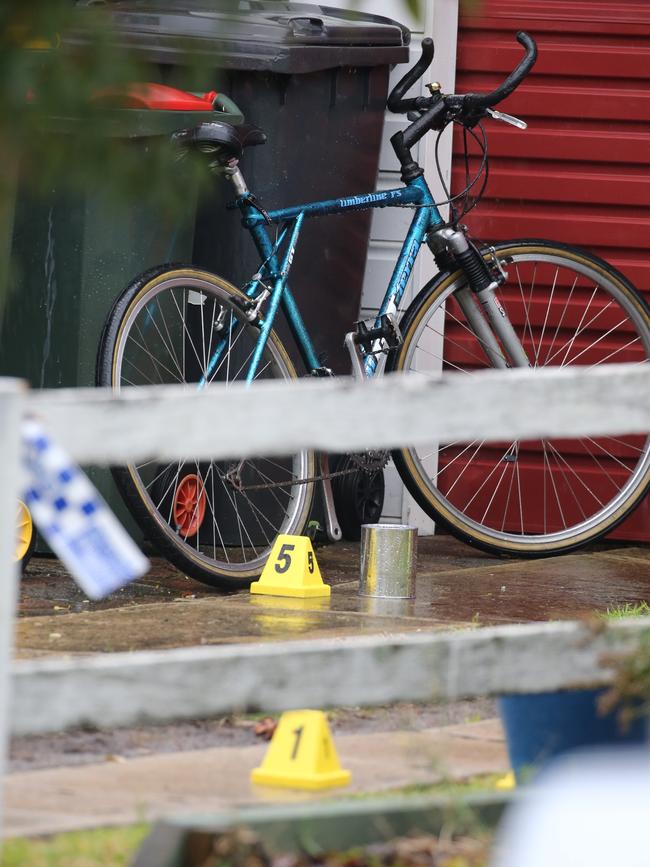 The crime scene today. Picture: John Grainger