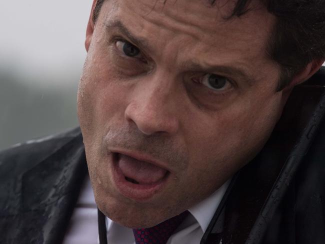 Anthony Scaramucci lasted just ten days in his White House role. Picture: AFP