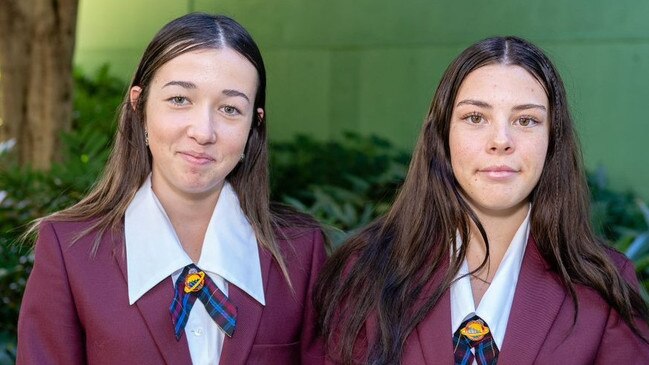 Chelsea O’Connor and Meah Davis were selected with 60 other young women from around Queensland to receive $20,000 worth of assistance.