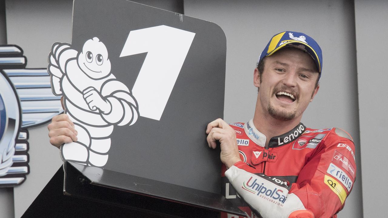 Jack Miller a arraché la victoire.  (Photo par Mirco Lazzari gp / Getty Images)