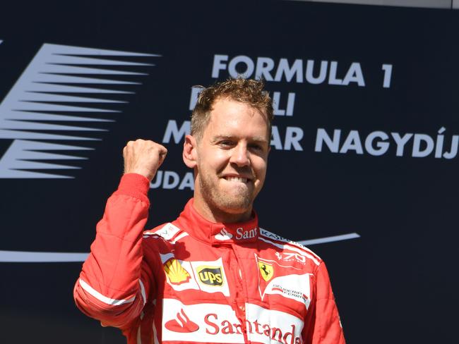 Vettel now has a 14-point lead in the world championship race.