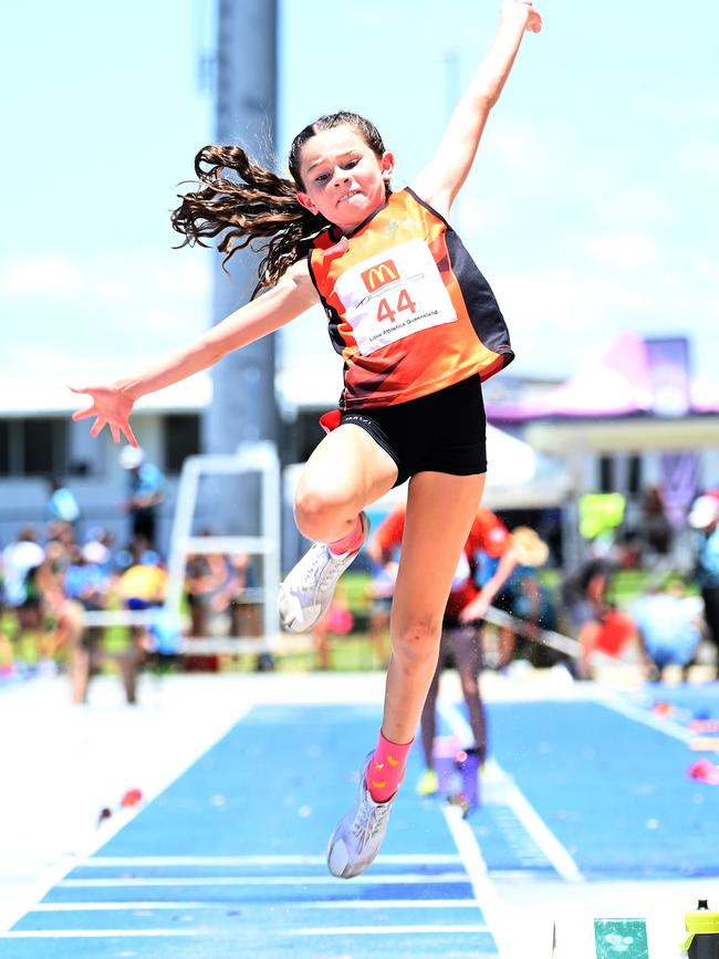Queensland Little Athletics State Relay Championships. Saturday December 2, 2023. Picture, John Gass